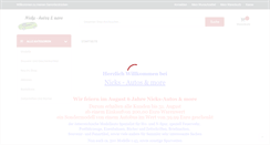 Desktop Screenshot of nicks-autos.com